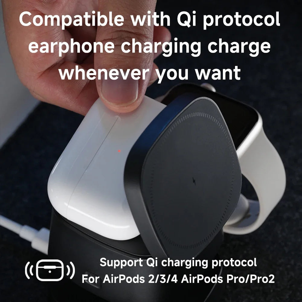 Magnetic 3 in 1 Mushroom Wireless Charger