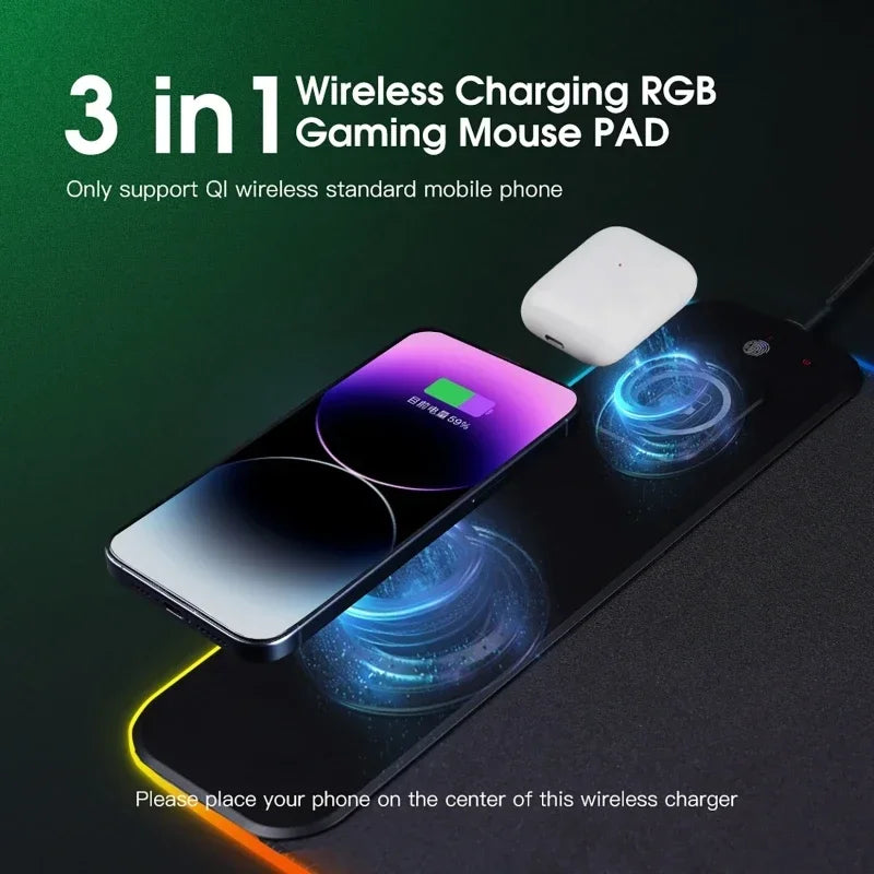 Keyboard Pad with Wireless Charging