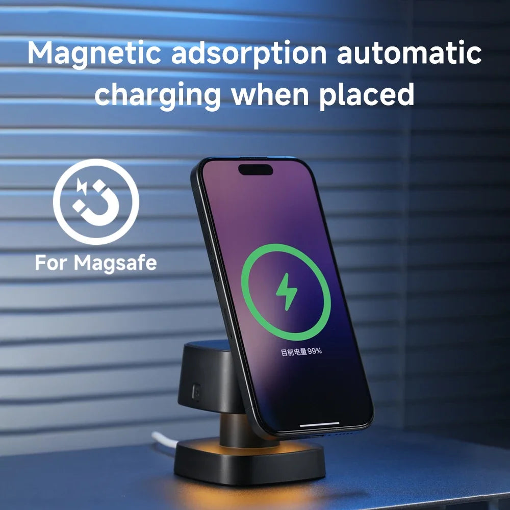 Magnetic 3 in 1 Mushroom Wireless Charger