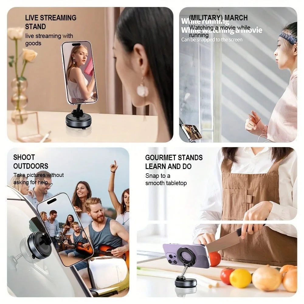 Magnetic Car Phone Holder with 360° Rotation