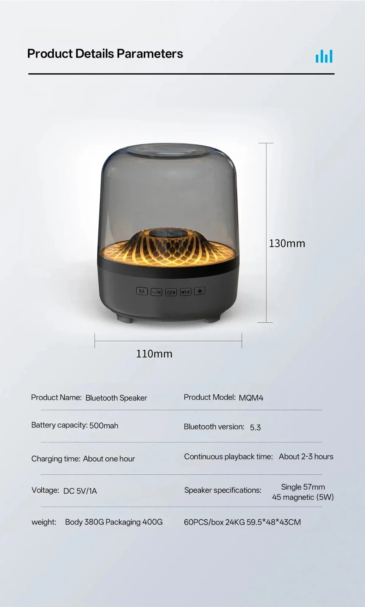 Portable Wireless Soundbar