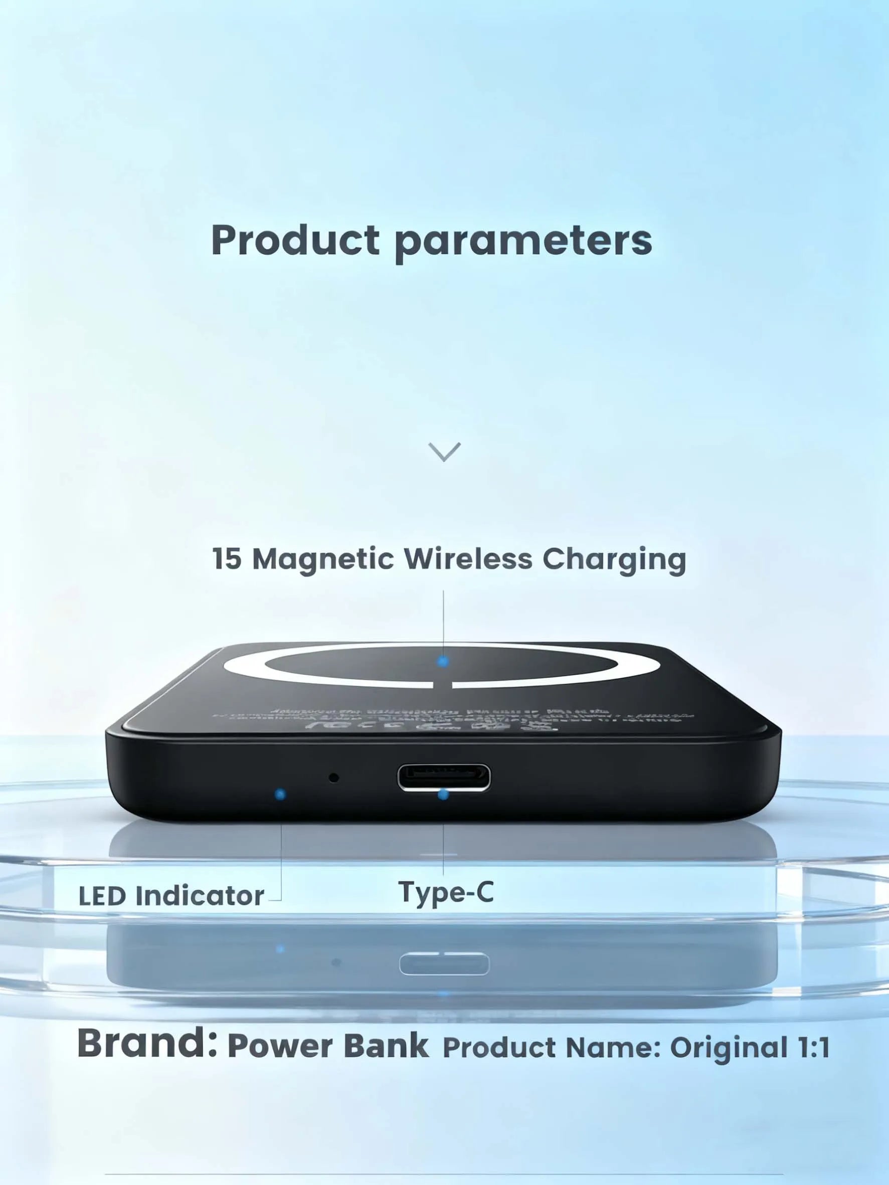 20000mAh Magnetic PowerBank