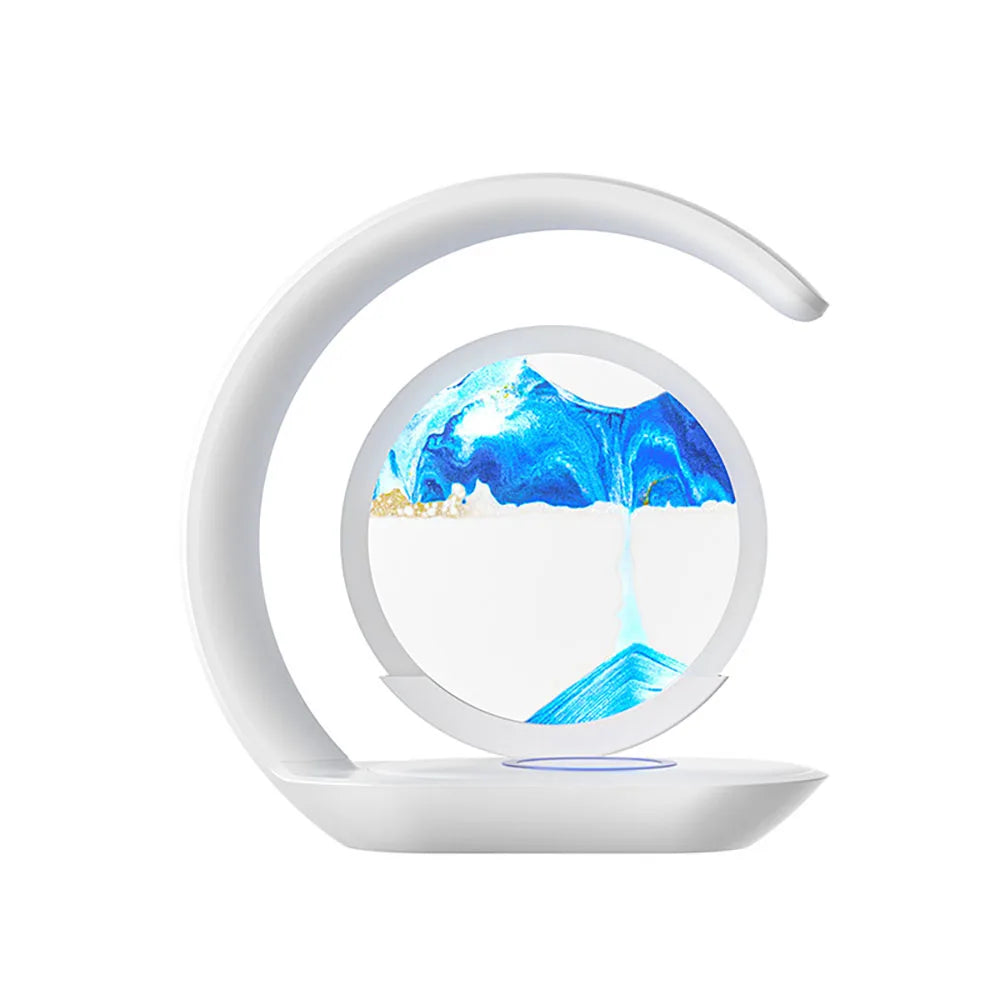 Wireless Charging Quicksand Lamp