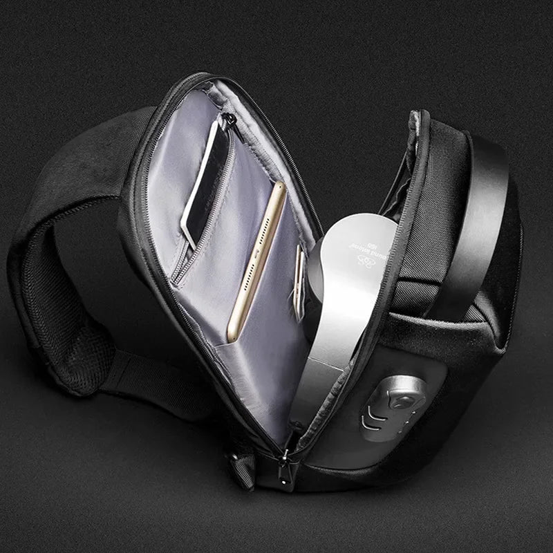 Smart Anti-Theft USB Chest Bag