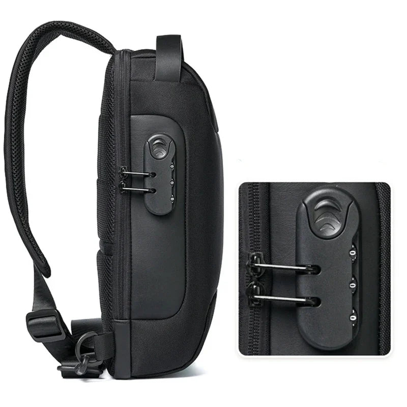 Smart Anti-Theft USB Chest Bag