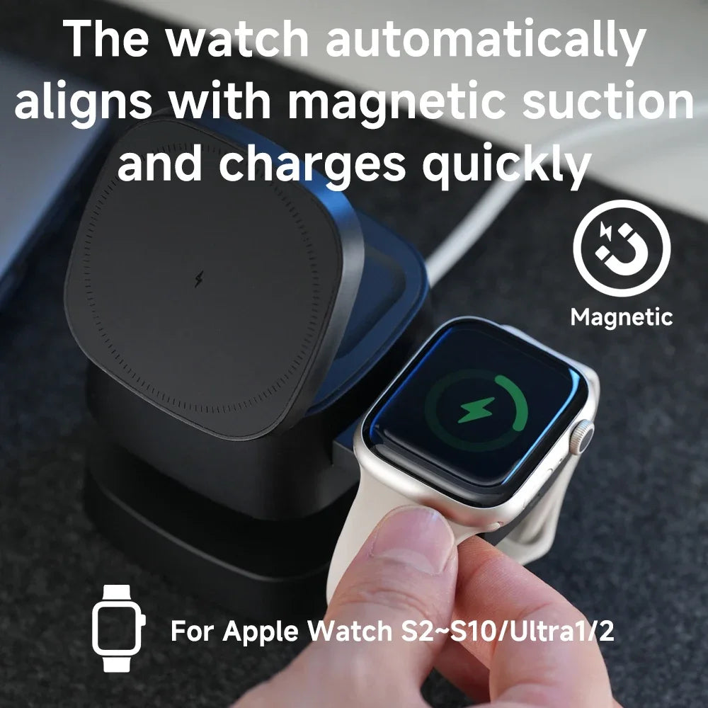 Magnetic 3 in 1 Mushroom Wireless Charger